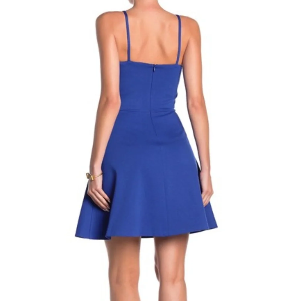 NEW Nordstrom V-Neck Fit & Flare Dress SZ S - Picture 2 of 5